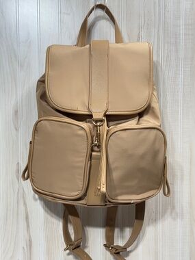 Tan backpack